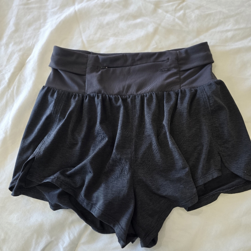 Free People Movement by Free People Charcoal Black Light As Air Running Shorts S